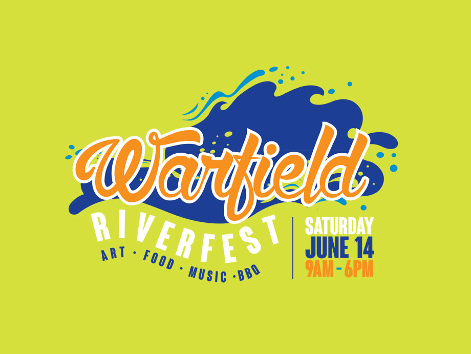 That Creative Guy. Logo Design. Warfield Riverfiest. brand expert. graphic design. web design in mississippi. 